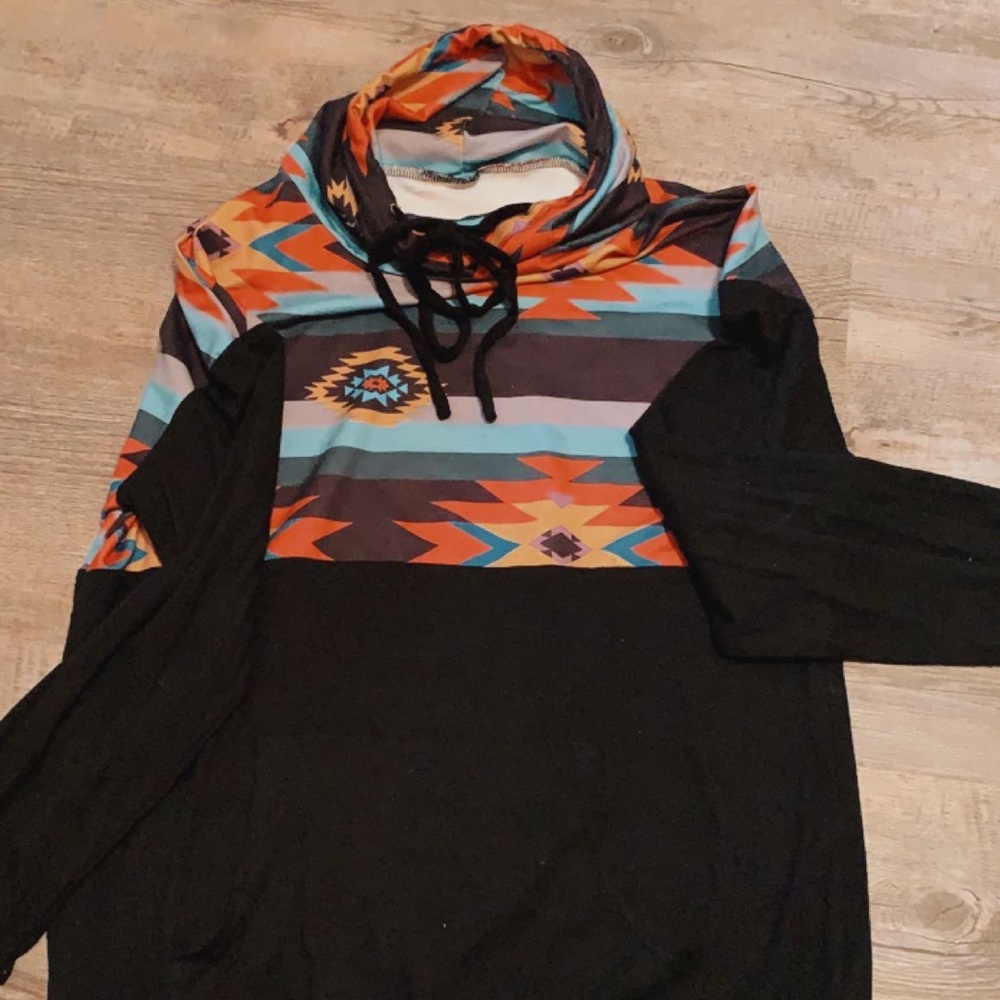 western aztec sweater!🃏